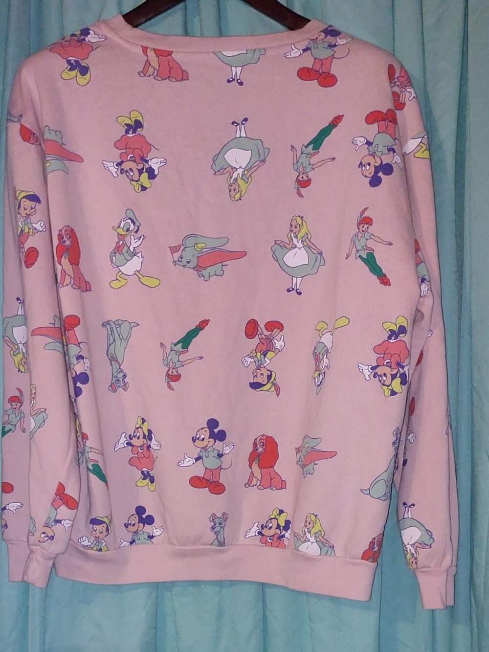 Disney Characters Knit Long Sleeve Sweatshirt XXL - Picture 5 of 5